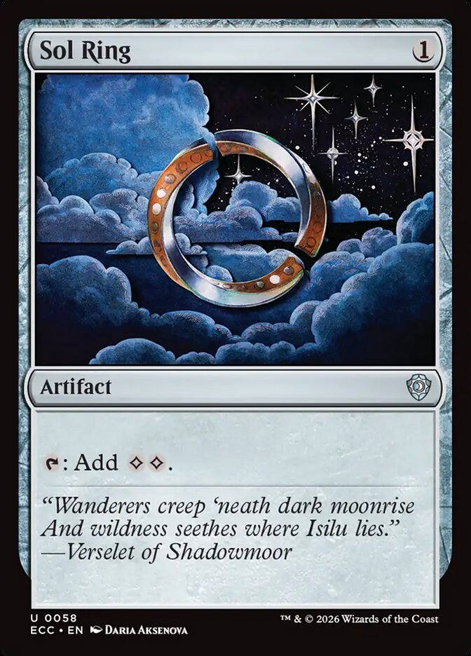 Anel Solar / Sol Ring - Magic: The Gathering - MoxLand