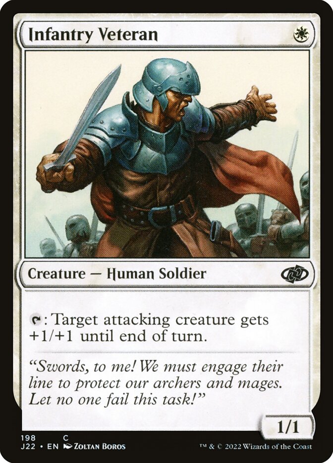 Veterano da Infantaria / Infantry Veteran - Magic: The Gathering - MoxLand