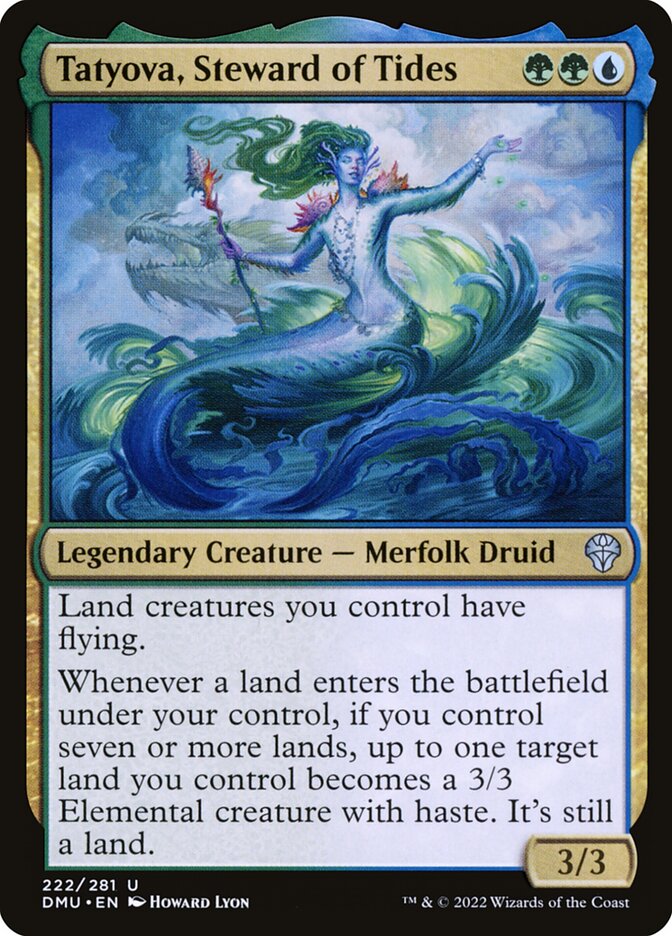Tatyova, Guardiã das Marés / Tatyova, Steward of Tides - Magic: The Gathering - MoxLand