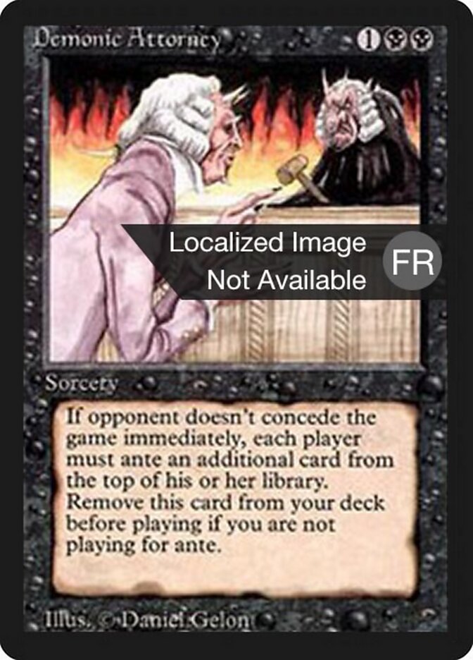 Demonic Attorney - Magic: The Gathering - MoxLand