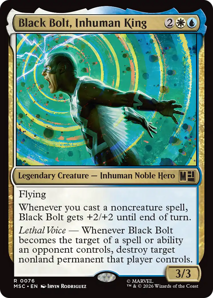 Black Bolt, Inhuman King - Magic: The Gathering - MoxLand