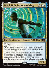 Black Bolt, Inhuman King - Magic: The Gathering - MoxLand