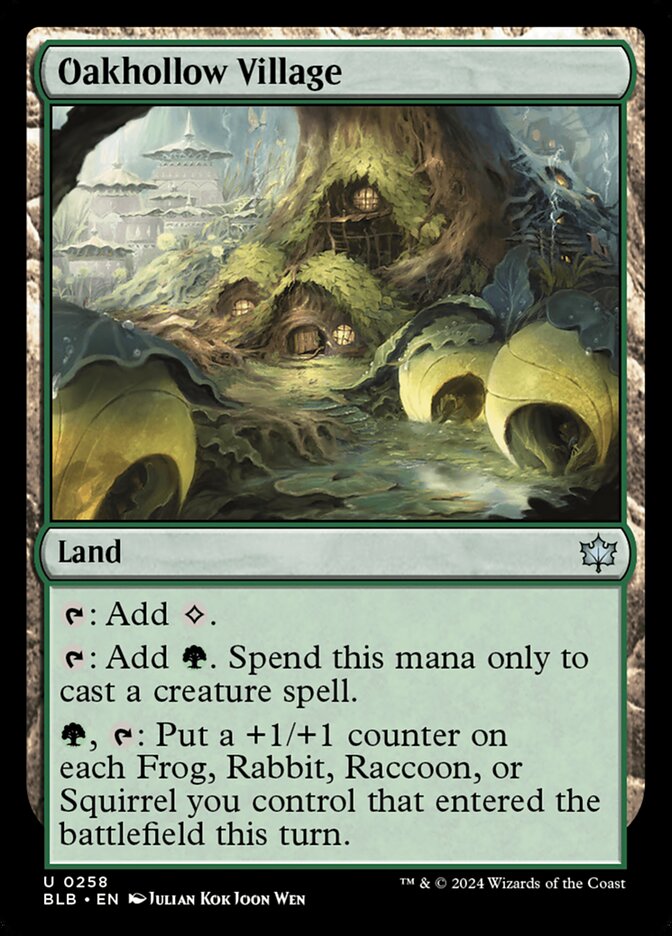 Vila Carvalho Oco / Oakhollow Village - Magic: The Gathering - MoxLand