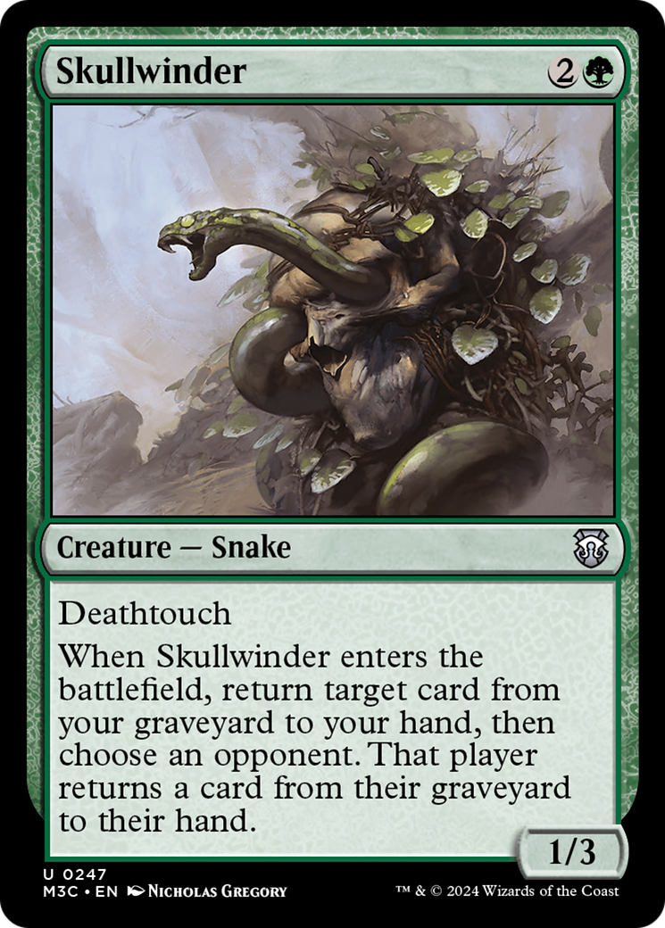 Serpente da Caveira / Skullwinder - Magic: The Gathering - MoxLand