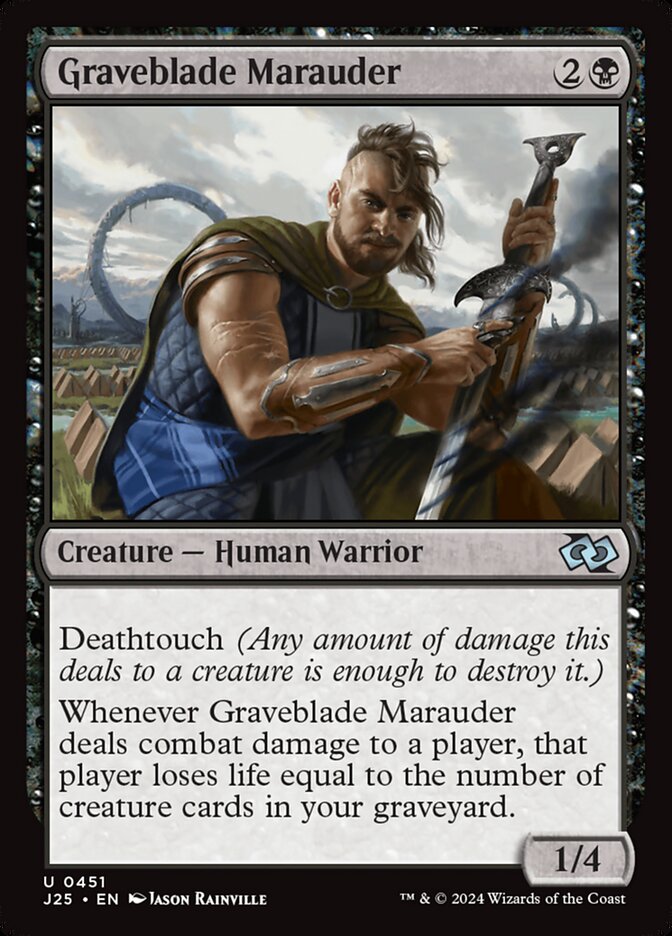 Saqueador da Lâmina Funesta / Graveblade Marauder - Magic: The Gathering - MoxLand