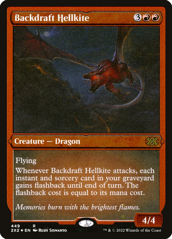 Dragão Avérneo do Retrofluxo / Backdraft Hellkite - Magic: The Gathering - MoxLand