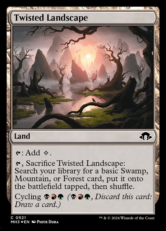 Paisagem Distorcida / Twisted Landscape - Magic: The Gathering - MoxLand