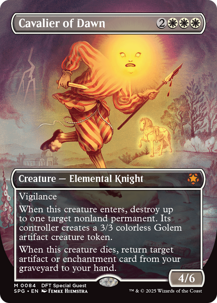 Cavaleiro da Aurora / Cavalier of Dawn - Magic: The Gathering - MoxLand