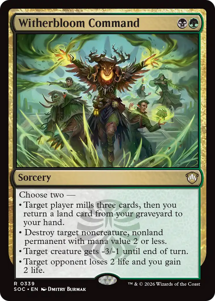 Comando de Murchaflor / Witherbloom Command - Magic: The Gathering - MoxLand