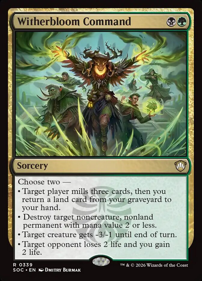 Comando de Murchaflor / Witherbloom Command - Magic: The Gathering - MoxLand