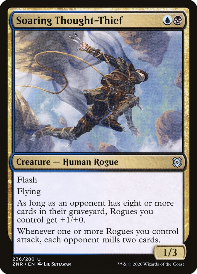 Ladrão de Pensamentos Planador / Soaring Thought-Thief - Magic: The Gathering - MoxLand
