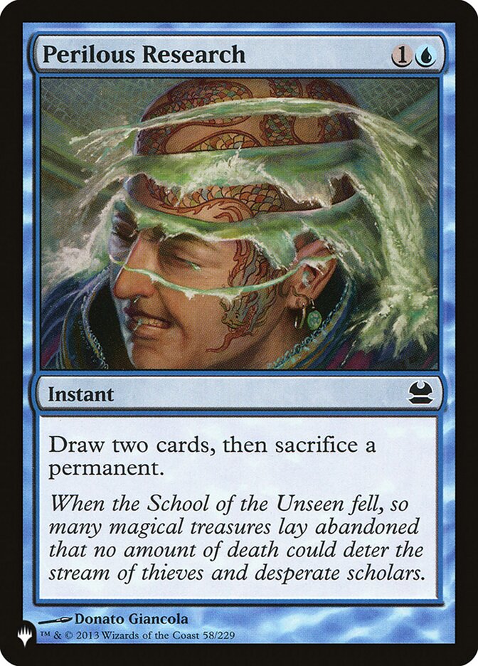 Pesquisa Arriscada / Perilous Research - Magic: The Gathering - MoxLand