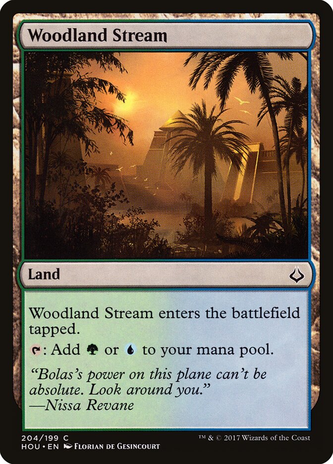 Riacho da Floresta / Woodland Stream - Magic: The Gathering - MoxLand