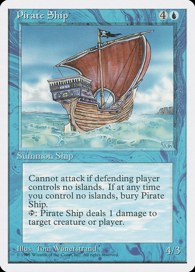 Navio Pirata / Pirate Ship - Magic: The Gathering - MoxLand