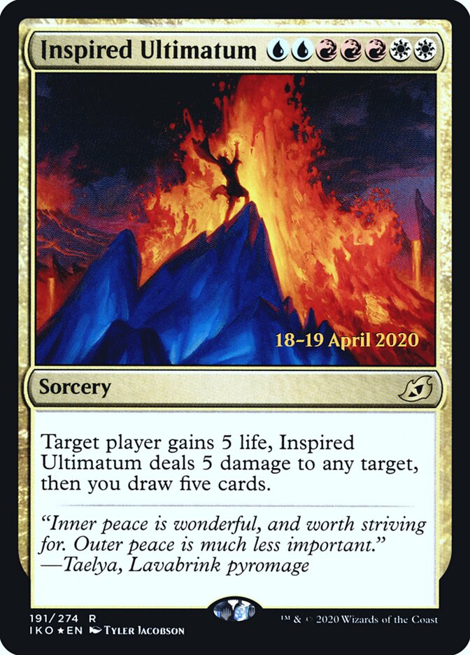 Ultimato Inspirado / Inspired Ultimatum - Magic: The Gathering - MoxLand