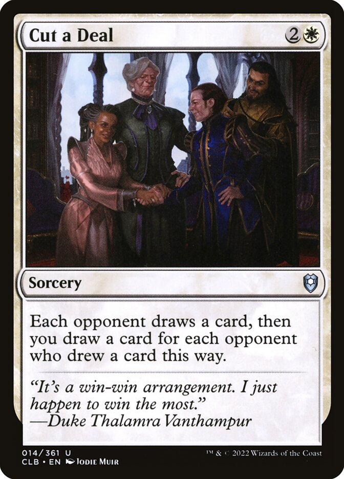 Fazer um Acordo / Cut a Deal - Magic: The Gathering - MoxLand
