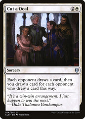 Fazer um Acordo / Cut a Deal - Magic: The Gathering - MoxLand