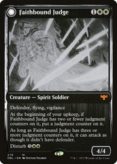 Juiz do Vínculo de Fé / Faithbound Judge - Magic: The Gathering - MoxLand