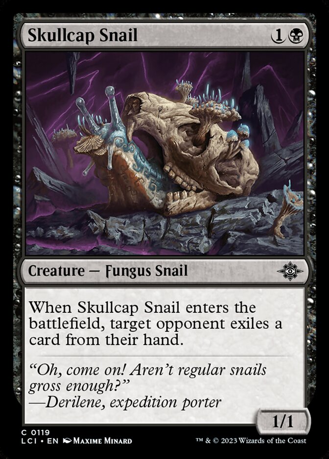 Caracol Fungicrânio / Skullcap Snail - Magic: The Gathering - MoxLand
