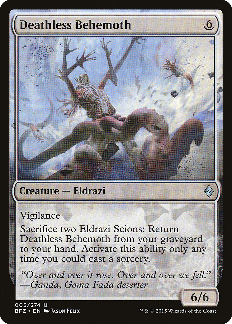 Behemoth Imortal / Deathless Behemoth - Magic: The Gathering - MoxLand