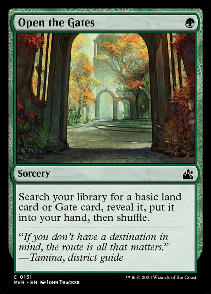 Abrir os Portões / Open the Gates - Magic: The Gathering - MoxLand