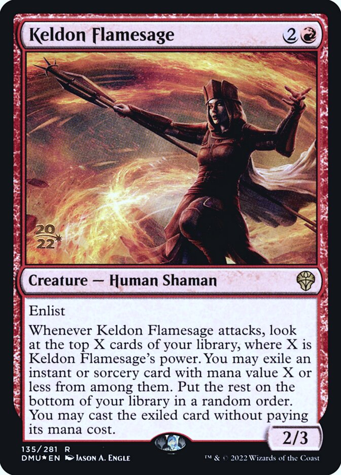 Flamissábia Keldoniana / Keldon Flamesage - Magic: The Gathering - MoxLand