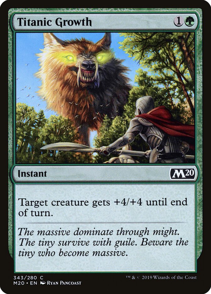 Crescimento Titânico / Titanic Growth - Magic: The Gathering - MoxLand