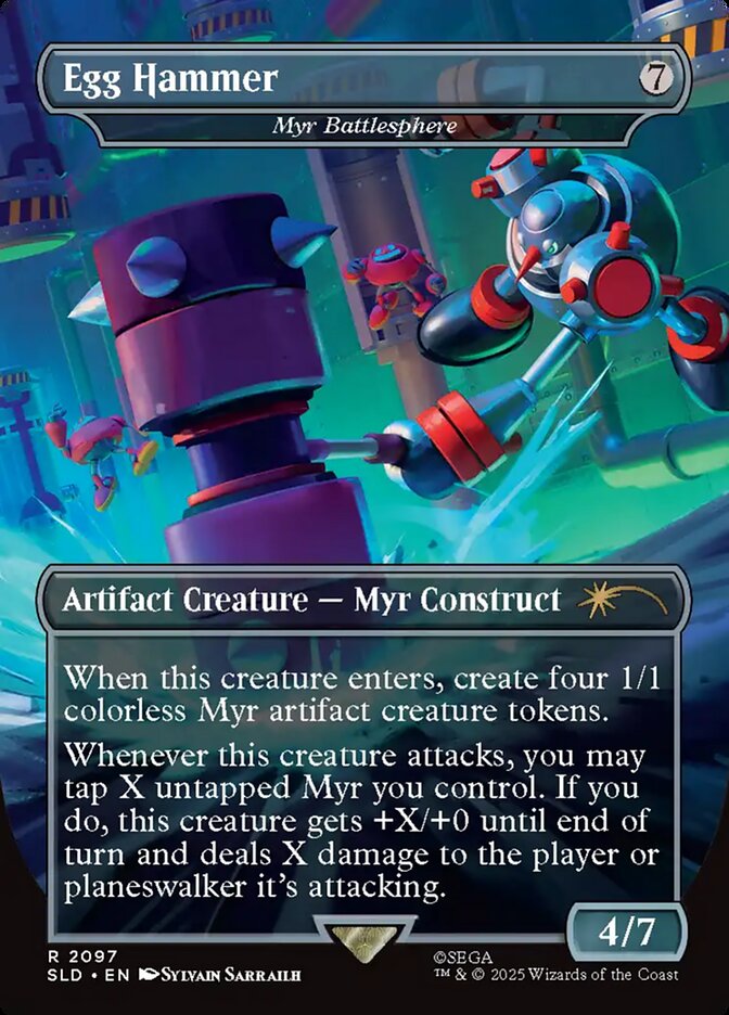 Esfera de Batalha Myr / Myr Battlesphere - Magic: The Gathering - MoxLand