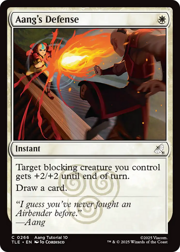 Defesa de Aang / Aang's Defense - Magic: The Gathering - MoxLand
