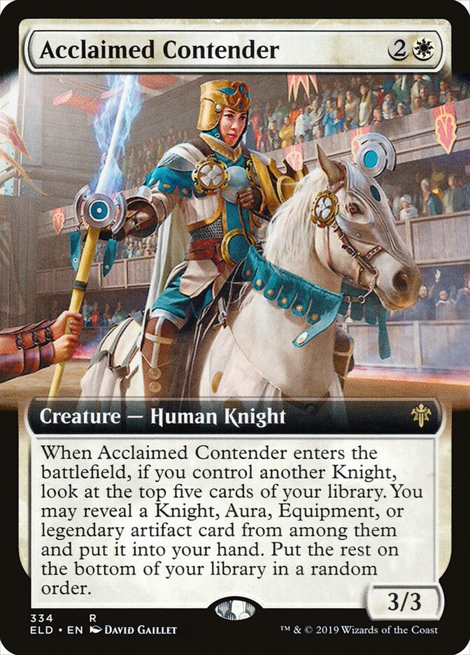 Competidora Aclamada / Acclaimed Contender - Magic: The Gathering - MoxLand