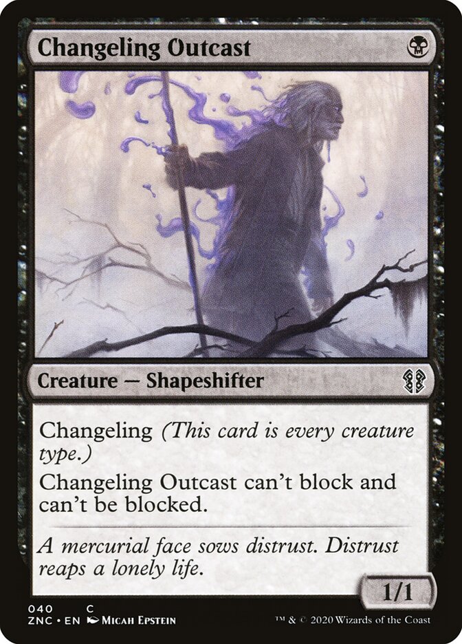 Pária Morfoloide / Changeling Outcast - Magic: The Gathering - MoxLand