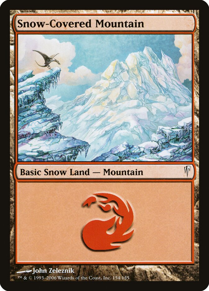 Montanha da Neve / Snow-Covered Mountain - Magic: The Gathering - MoxLand