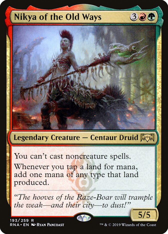 Nikya dos Costumes Antigos / Nikya of the Old Ways - Magic: The Gathering - MoxLand