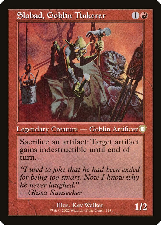Slobad, Funileiro Goblin / Slobad, Goblin Tinkerer - Magic: The Gathering - MoxLand