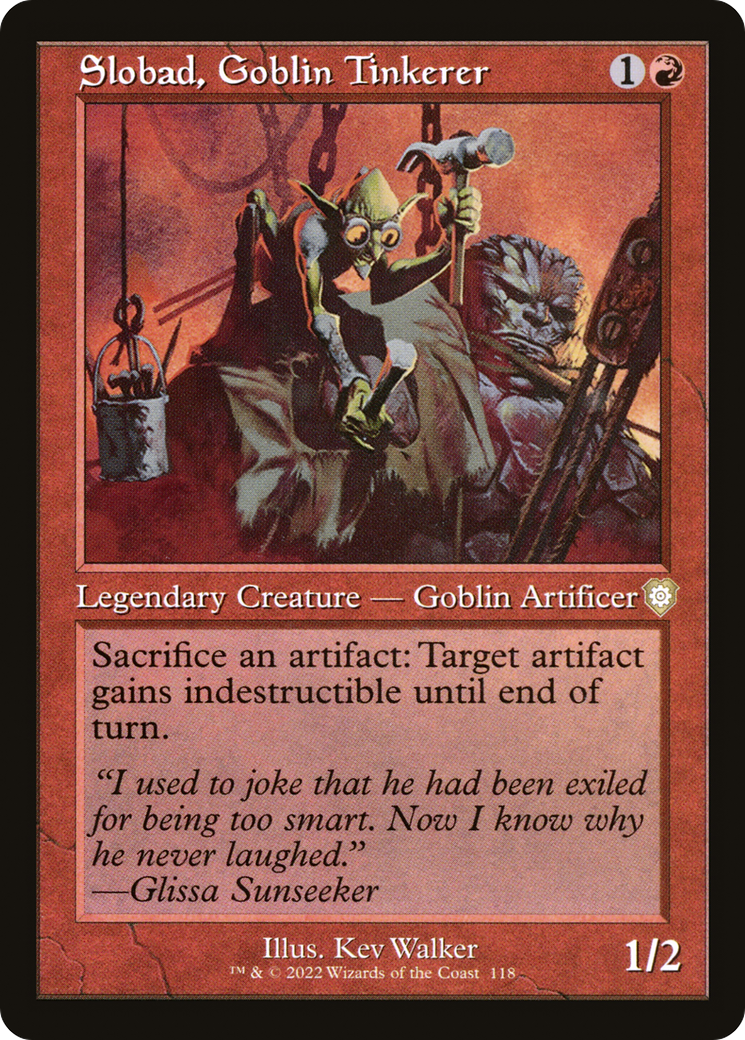 Slobad, Funileiro Goblin / Slobad, Goblin Tinkerer - Magic: The Gathering - MoxLand