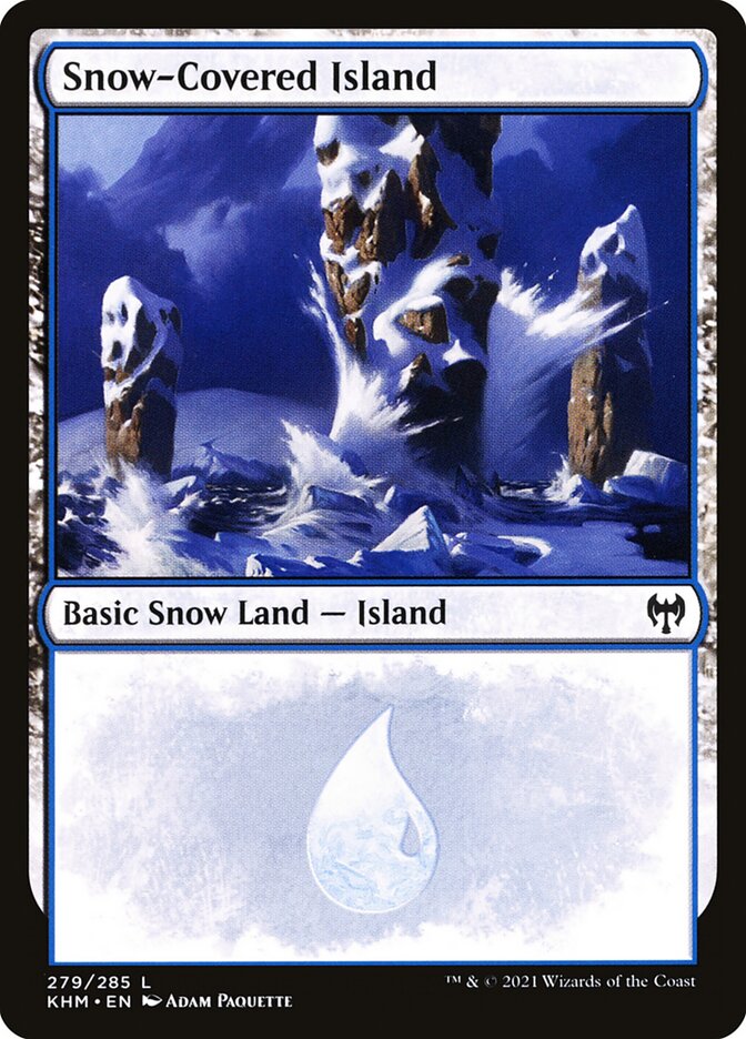 Ilha Nevada / Snow-Covered Island - Magic: The Gathering - MoxLand