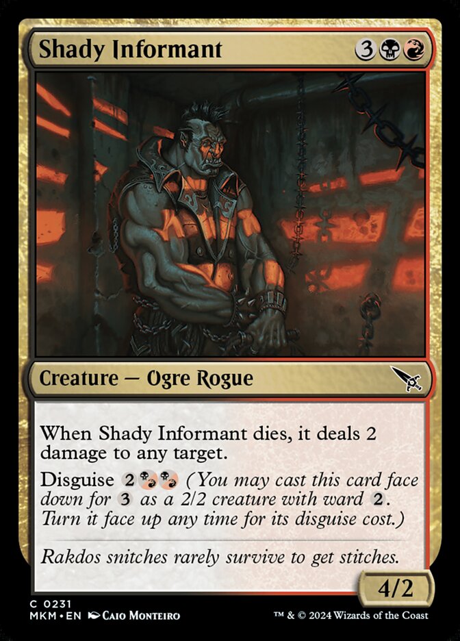Informante Suspeito / Shady Informant - Magic: The Gathering - MoxLand