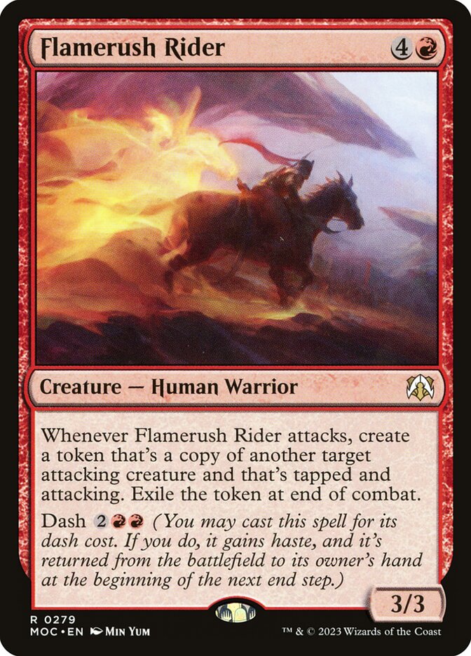 Saqueador Flamígero / Flamerush Rider - Magic: The Gathering - MoxLand