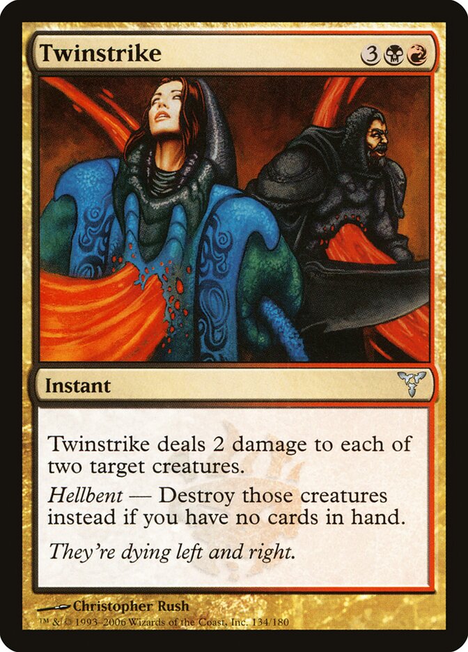 Ataque Bidirecional / Twinstrike - Magic: The Gathering - MoxLand