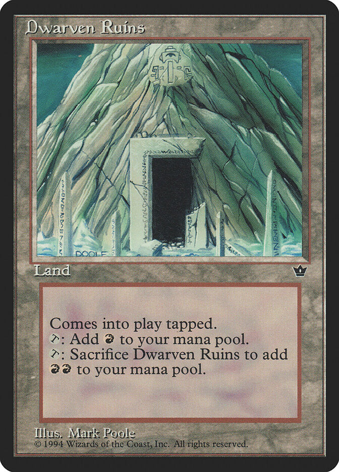 Ruínas dos Anões / Dwarven Ruins - Magic: The Gathering - MoxLand