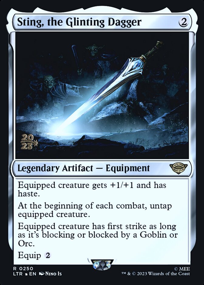 Ferroada, o Punhal Reluzente / Sting, the Glinting Dagger - Magic: The Gathering - MoxLand