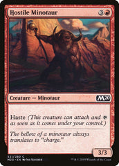 Minotauro Hostil / Hostile Minotaur - Magic: The Gathering - MoxLand