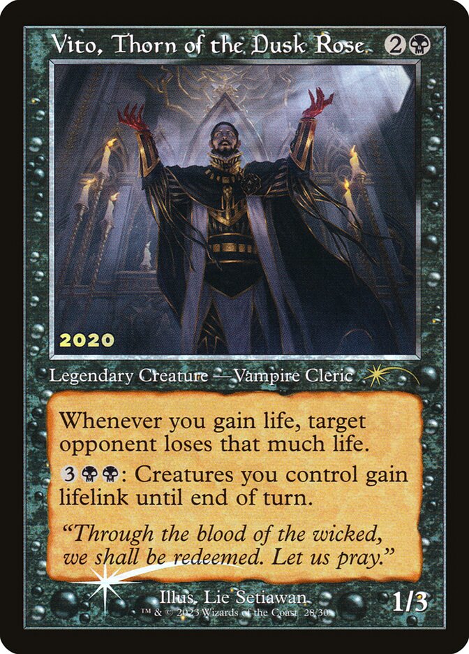 Vito, Espinho da Rosa do Ocaso / Vito, Thorn of the Dusk Rose - Magic: The Gathering - MoxLand