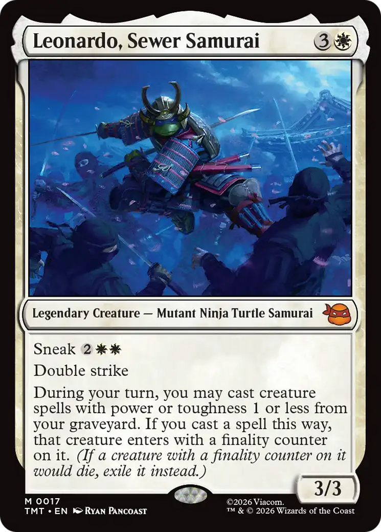 Leonardo, Sewer Samurai - Magic: The Gathering - MoxLand