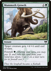 Crescimento Mastodôntico / Mammoth Growth - Magic: The Gathering - MoxLand