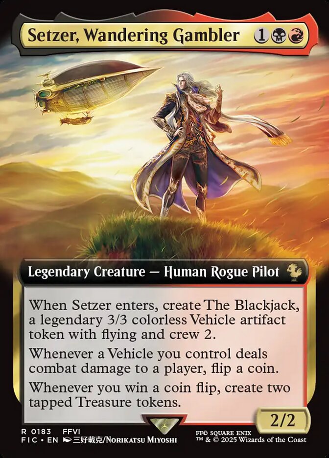 Setzer, Wandering Gambler - Magic: The Gathering - MoxLand