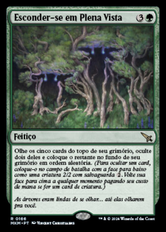 Esconder-se em Plena Vista / Hide in Plain Sight - Magic: The Gathering - MoxLand