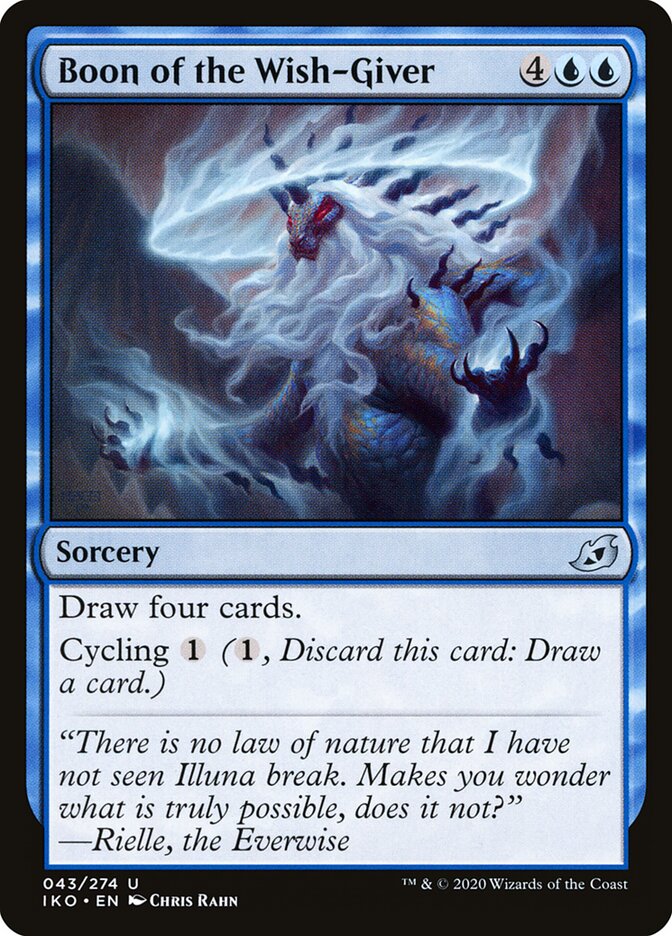 Dádiva da Realizadora de Desejos / Boon of the Wish-Giver - Magic: The Gathering - MoxLand
