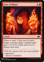 Punhos Chamejantes / Fists of Flame - Magic: The Gathering - MoxLand