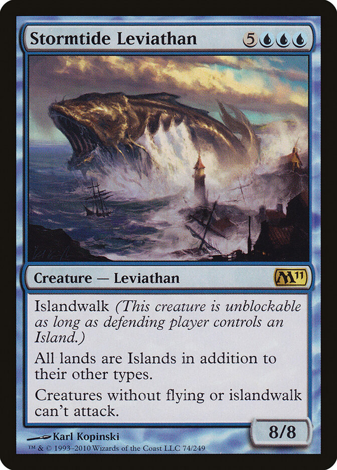 Leviatã da Tormenta Marinha / Stormtide Leviathan - Magic: The Gathering - MoxLand